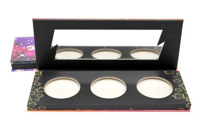 China Hot Stamping Custom Makeup Packaging / Eyeshadow Paper Palette CMYK PMS Printing for sale