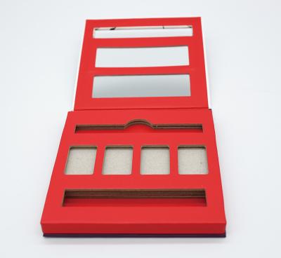 China 100mm Empty Square Eyeshadow Pans / Magnetic Eyeshadow Case Customized for sale