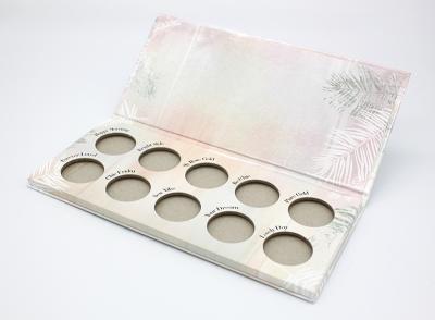 China OEM ODM 10 Colors Eyeshadow Palette Empty Case 27mm For Cosmetic for sale