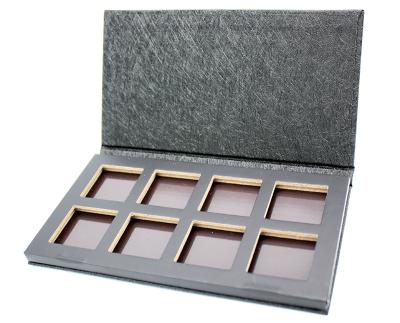 China Straw Paper Custom Eyeshadow Palette que empaqueta 8 la impresión de los colores CMYK PMS en venta