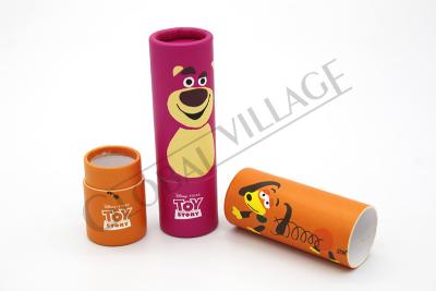 China OEM Custom Lipstick Paper Tube Containers 20mm DIAM Without Mechanism for sale