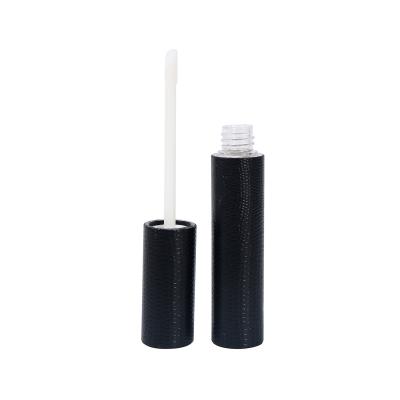 China Black Lizard Empty Lip Gloss Tubes DIAM 66mm Height 26mm Cosmetic Paper Packaging for sale
