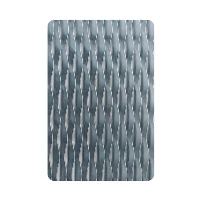China 5WL 6WL Embossed Stainless Sheet Polished 410 430 201 Customized for sale