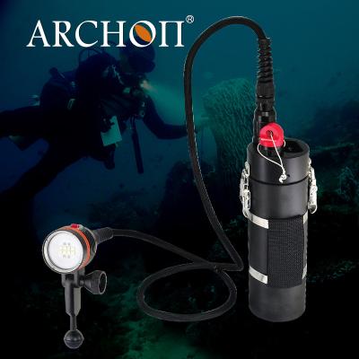 China WH166 7000 High Lumen Canister Diving Video Light / Waterproof Dive Light for sale