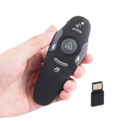 China USB Flip RF Wireless Presentation Remote Control No Software Install for sale