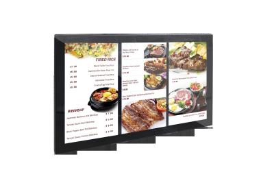 China Wall Mounted LCD Menu Board Display / High Brightness  43''  Touch LCD Ccreen Digital Signage for sale