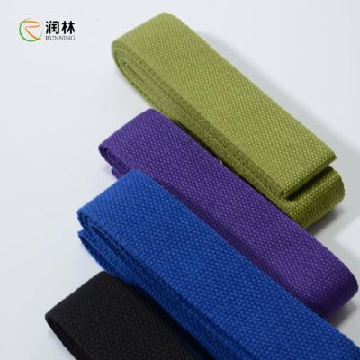China General Fitness Yoga Straps With Loops Durable Polyester Cotton Material for sale