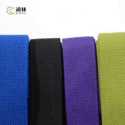 China 3.8x250cm Yoga Strap Stretches , Runlin SGS Cotton Yoga Strap With Buckle for sale