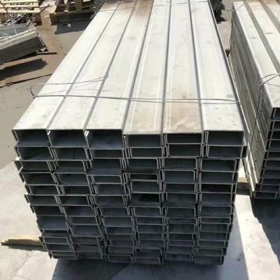 China C6 6 perfil de acero estructural galvanizado inoxidable del canal C del canal U de acero C del haz de los canales de acero haces U de la pulgada en venta