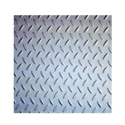 China Checkered Plate Stainless Steel Sheet 24 X 48 2400 X 1200 Patterned Textured 304 Ss 201 Sheet for sale