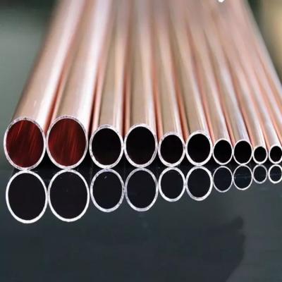 China 0.5mm Seamless Round Metal Tube Copper And Copper Alloys B2 for sale