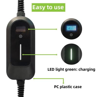 China Portable SAE Electric Vehicle Charging Station With Plug Holder for sale