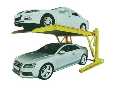 China Two Level  Hydraulic Parking Car Lift Ce Certificate Customed Color for sale