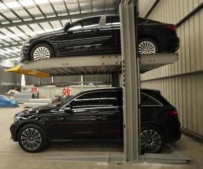 China Simple Automatic Double Car Parking Lift For Parking Lot Management en venta
