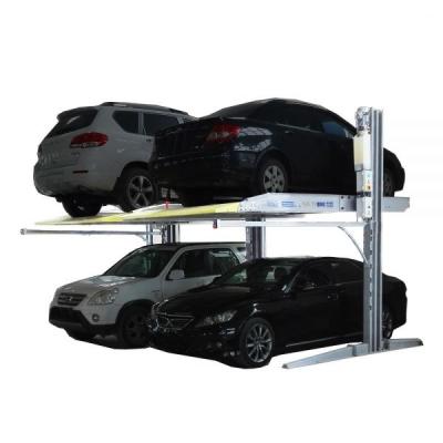 China Stereo Garage Parking Car Lift 2 Levels For Parking Lot Management en venta