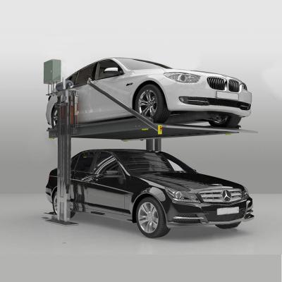 China Safety Convenience Garage Parking Lift 2 Level For Home Using for sale