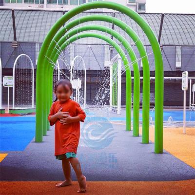 China 3.0m Height Water Arches Hot Dipped Galvanized Steel For Children Spray Park for sale