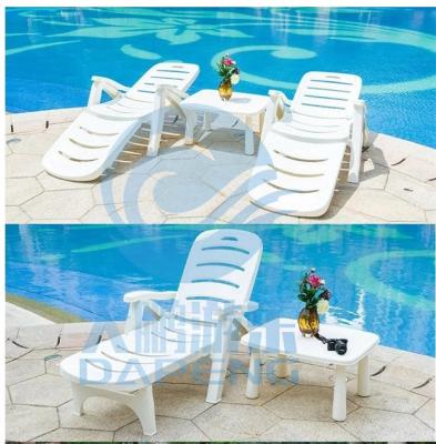 China Courtyard Swimming Pool Accessories Leisure Portable Folding Sun Lounger for sale