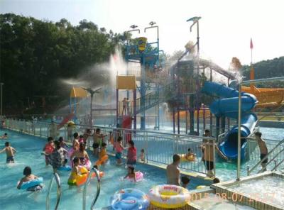 China Aqua Park Playground Water Slide Family Fiberglass Big Splash Slide Anti Corrosion for sale