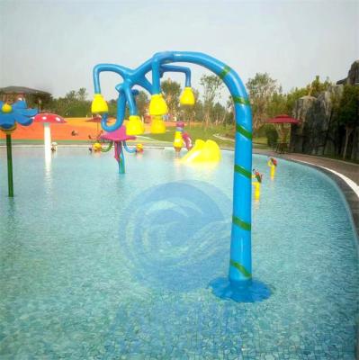 China Kids Splash Zone Fiberglass Wine Shower Water Jet, Aqua Spray Park Elements for sale