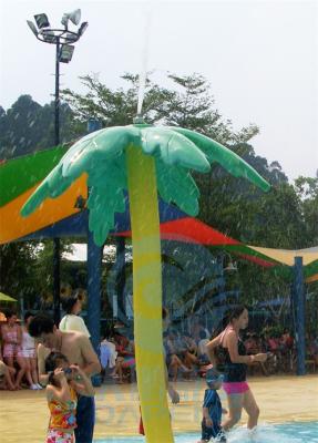 China Water Park Equipment Water Spraying Leaves And Lotus For Children Aqua Park for sale