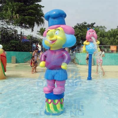 China Cartoon Cook Style Water Park Splash Pad For Children Spray Pool for sale