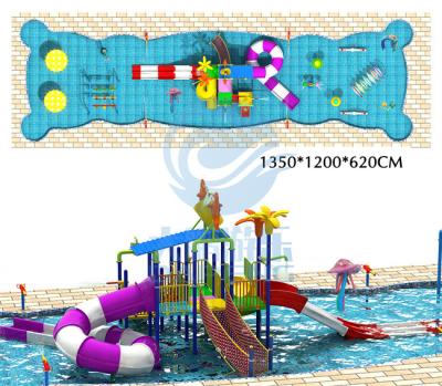China Hotel Kids Swimming Pool Anti Static With Water Slide ROHS TUV SGS Certified for sale