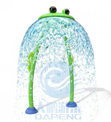 China Kids Water Splash Pad SS 304 Frog Waterfall Fountain For Swimming Pools for sale