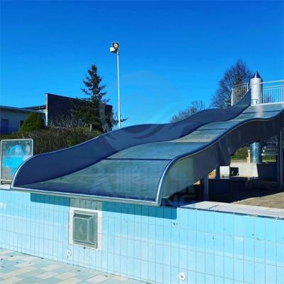 China Stainless Steel Swimming Pool Water Slide 2.0m Height Anti Oxidation For Family for sale