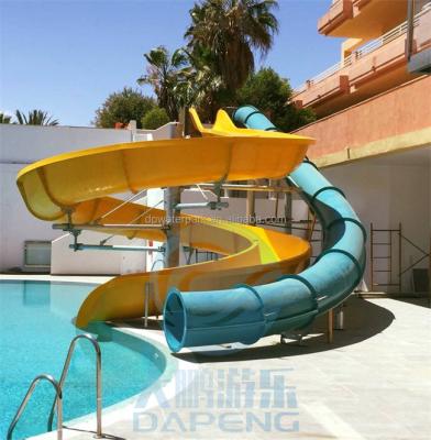 China 10 PSI Swimming Pool Water Slide Fiberglass Commercial Water Play Equipment for sale