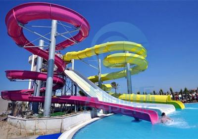 China Customized Color Water Park Slide with After Sale Service for One Year for sale
