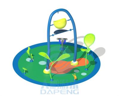China 50 ㎡ Children Aqua Park Design With Water Splash Pad, Spray Park With EPDM Floor for sale