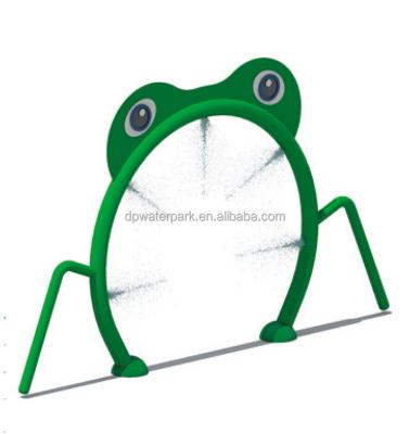 China Aqua Park Rides Outdoor Water Park Equipment Frog Water Splash Pad For Children And Adults for sale