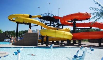 China Water Game Park Play Equipment Single Fiberglass Outdoor Pool Big Spiral Slide Set For Children en venta
