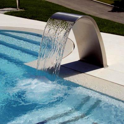 China Swimming Pool Stainless Steel SPA Massage Equipment Waterfall Spray Fountain en venta