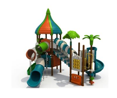 China OEM Outdoor Playground Water Play Equipment Plastic Slide for Kids for sale