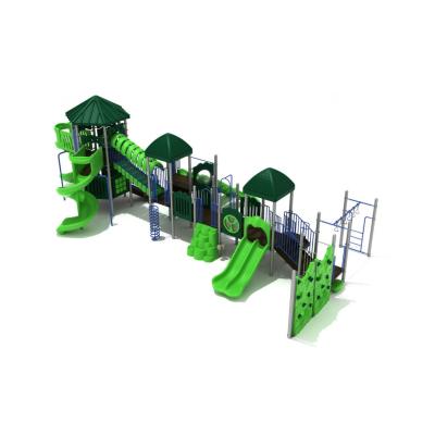 China ODM Outdoor Kids Water Playground Plastic Tree Playhouse Slide for Children for sale