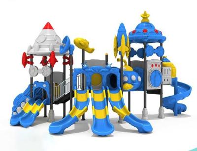 Китай Наружная площадка безопасное оборудование Пластиковый игровой дом слайд для детей 2HP насос продается