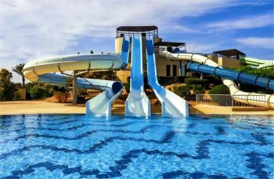 China OEM Kid Amusement Park Rides Adventure Accessories Fiberglass Water Slide for sale