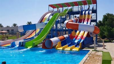 China Fibra de vidro deslizamento infantil divertimento Parque aquático de diversões Natação brinquedo piscina passeios à venda