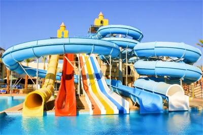 China 8m Height Water Park Slide Underground Swimming Pool Equipment for sale