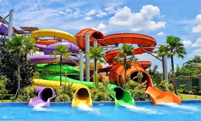 China ODM Child Amusemnet Water Park Playground Kids Pool Fiberglass Slide for sale