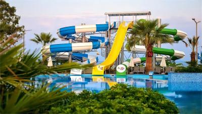 Chine ODM Buy Commercial Children Playground Water Pool Fiberglass Slide from China à vendre