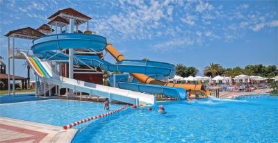 China OEM Outdoor Amusement Park Children Water Games Play Giant Slide Set à venda