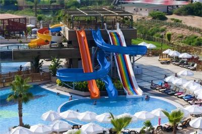 China OEM Outdoor Commercial Amusement Park Carnival Ride Fiberglass Water Slide Sets à venda
