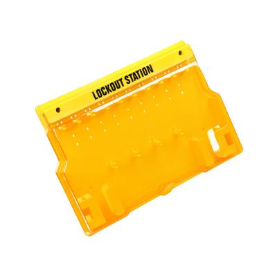 China Yellow Lockout Tagout Equipment With Engineering Plastic PC Material for sale