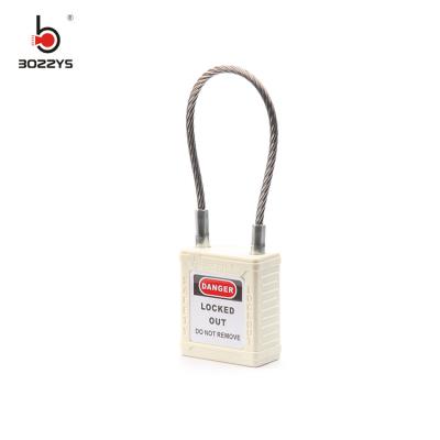 China BOSH Osha CE Stainless Steel Wire Safety Padlock BD-G46 for sale