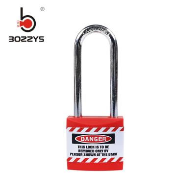 China BOSHI Custom Color Abs Lock Shape Security Padlock Safety Padlock for sale