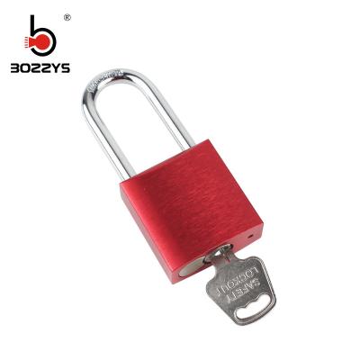 中国 Bozzys China Factory Anti-Open Shackle Aluminum Lock Body Safety Padlock BD-A30 販売のため