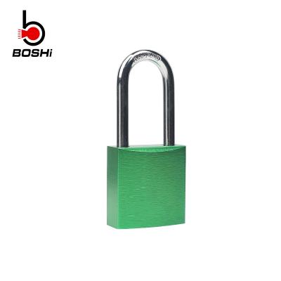 China Multi Color Polishing Aluminum Padlock Withstand Strong External Force for sale